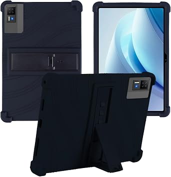 for DOOGEE U13 13 Inch Tablet Case,BOVUGAC Soft Silicone Adjustable Stand Shockproof Kids Friendly for DOOGEE U13 13" TabletBlack
