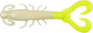 Berkley Gulp!® Mantis Shrimp, Pearl White/Chartreuse, 3"