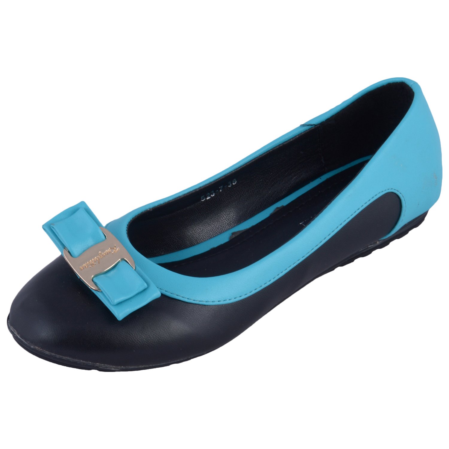 PRIMES PU Black & Blue Colored Ballerina Shoe For Women Amazon.in