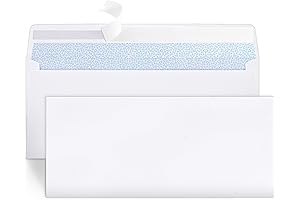 Joyberg #10 Envelopes 72-Pack, Peel and Seal for Easy Closures