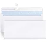 Joyberg 72 Packs #10 Envelopes, Business Envelopes, Envelopes Self Seal, Security Envelopes, Peel and Seal Closure, Size 4-1/8 X 9-1/2 Inches, White, 26LB
