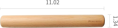 Muso Wood Small Rolling Pin - Thumbnail 4