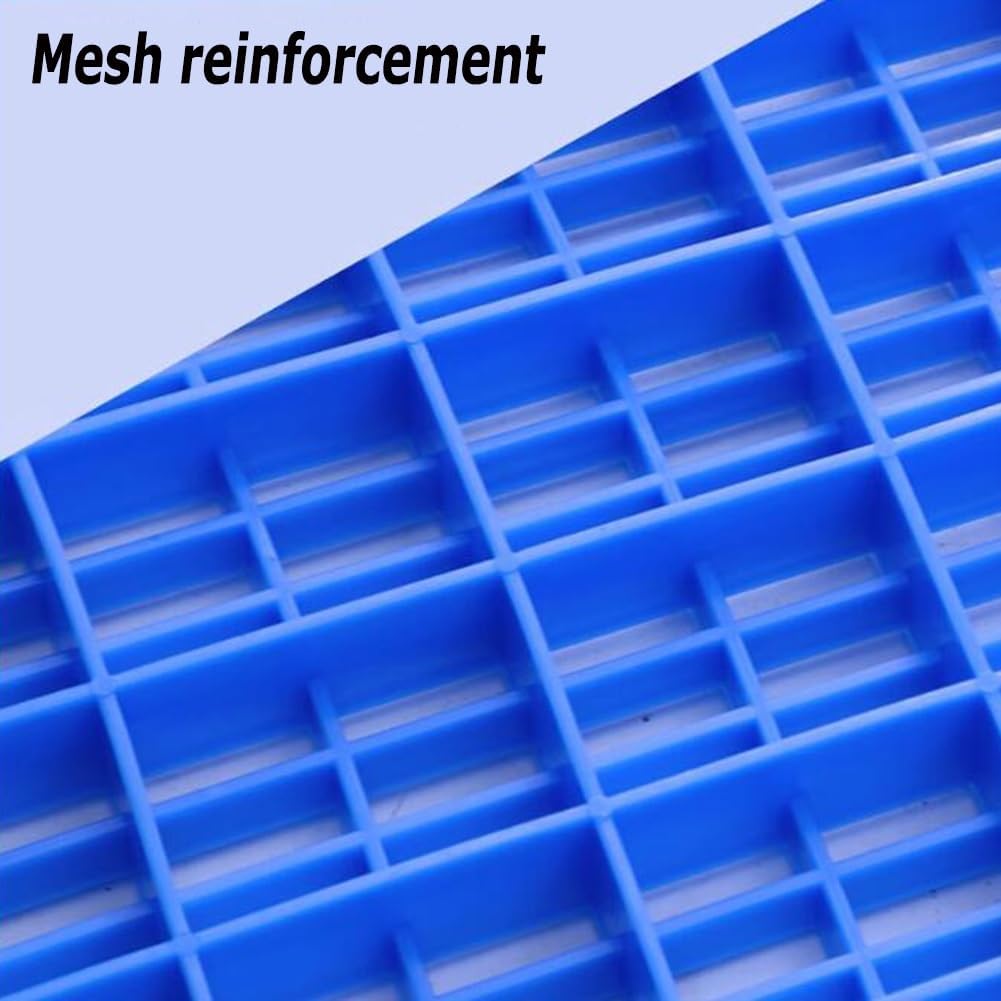 Plastic Pallets, Lightweight Splicable Floor Pallet, HDPE Breathable Grids Article Racks for Garage Supermarket Basement (Color : Green, Size : 1PCS)