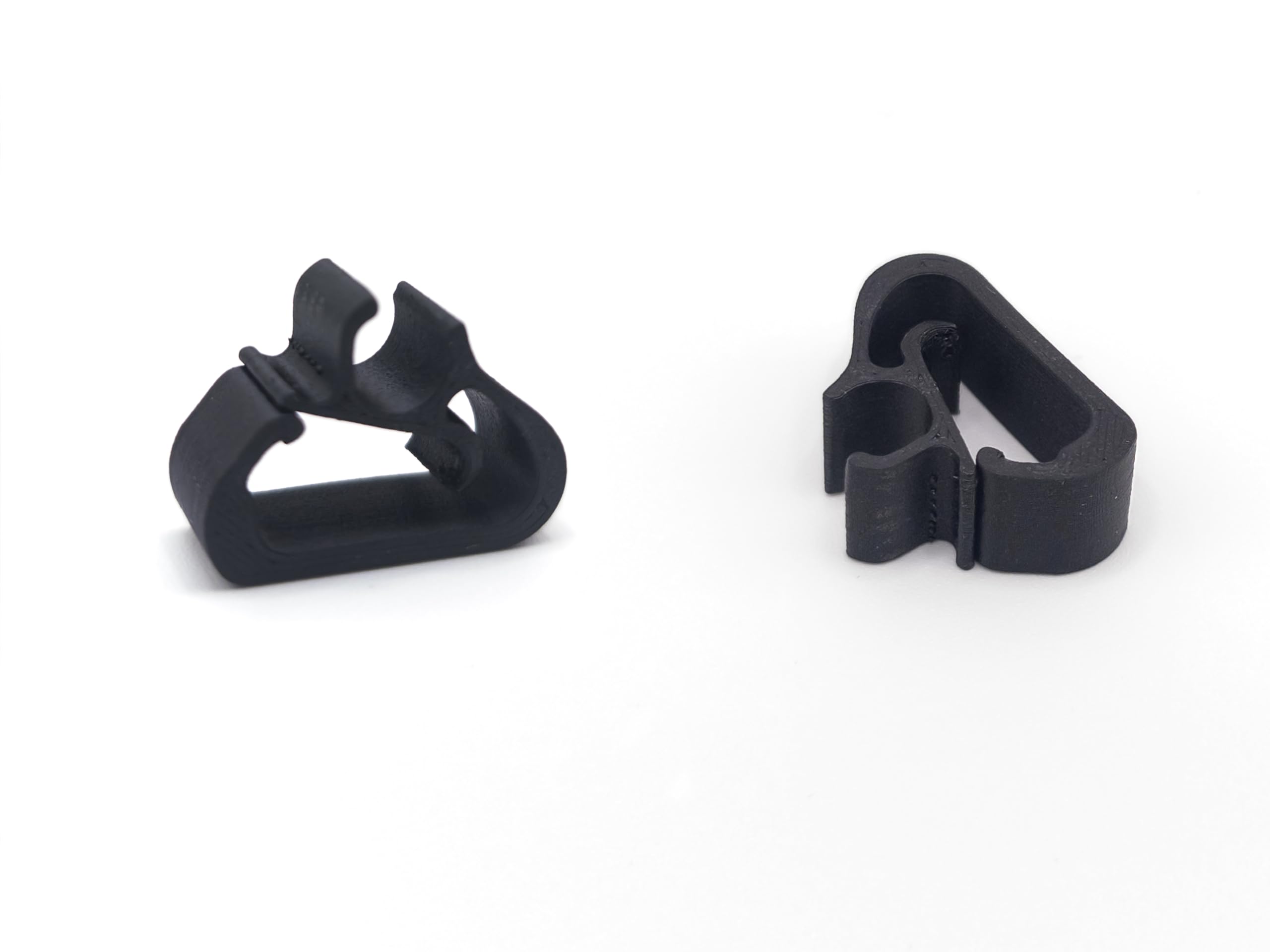 Generico 6 Clip Fissaggio Tubo Lavavetri per Braccio Tergicristallo | Compatibili Peugeot 3008/5008 e Citroën | Plastica ASA con Fibra di Carbonio | Resistenti agli Agenti Atmosferici