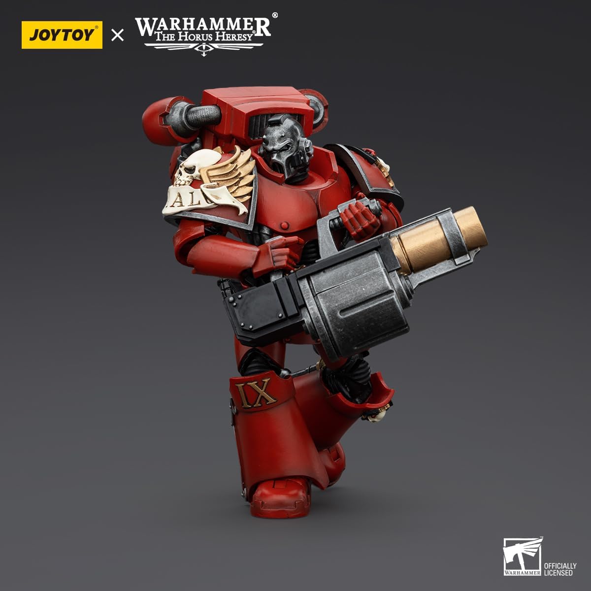 JOYTOY 1/18 Action Figures - Warhammer The Horus Heresy Blood Angels Angel's Tears Squad Erelim with Angel's Tears Grenade Launcher - 5‘’,Classic Character,Collectible,Age 15 and Above