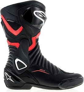 Alpinestars SMX-6 レーシングブーツ 黒・赤　26cm Amazon.co.jp: Alpinestars SMX-6 v2 通気ブーツ (49) (ブラック