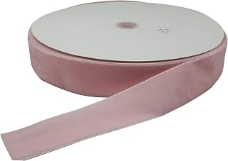 10 Yards Velvet Ribbon Spool (Pink, 2")