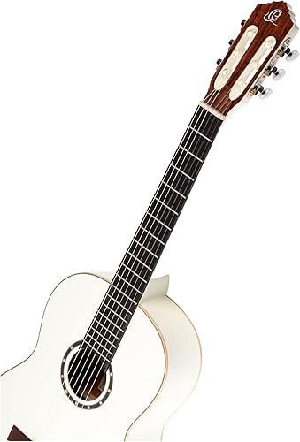 Miniatura 160 de Serie Familiar Guitarra Clásica de Nylon Tamaño 1/4 con Bolsa Tapa de cedro - Natural - Satén