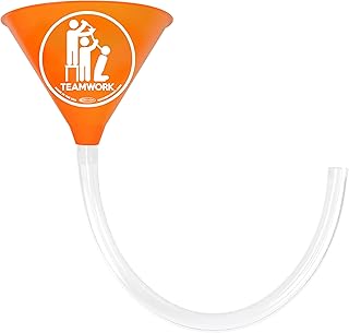 Head Rush Teamwork Beer Bong - Beer Funnel with Long Tube - Beer Accessories & Drinking Games for Adults Party - Drink Funnel with a Thick Flexible Hose - Ultimate (2FT)