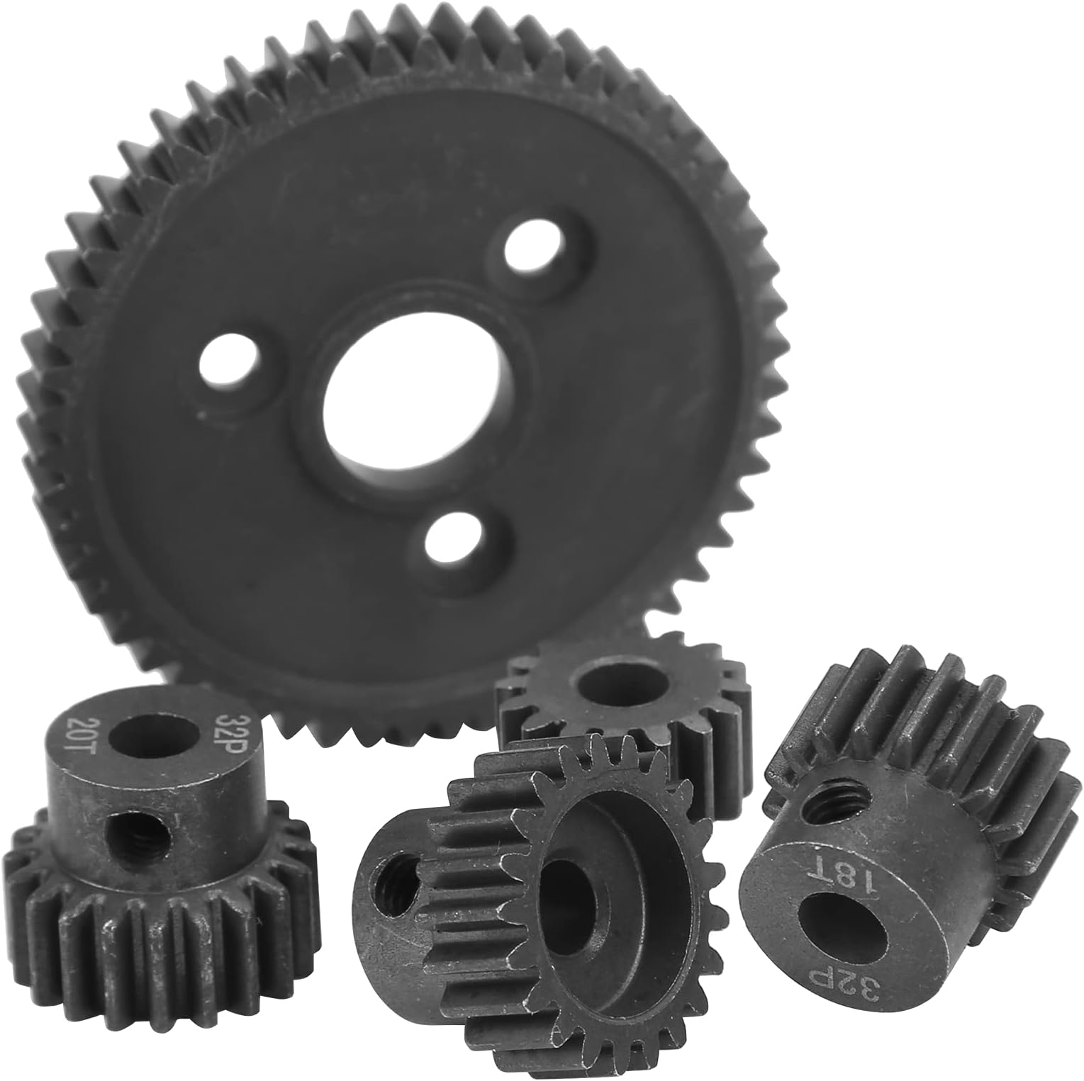 RC Spur Diff 54T Main Gear 16T 18T 20T 21T 32P Motor Pinion Gears for Slash 2WD - Durable Steel Upgrade Gears for Enhanced Performance Fits for Remote Control Cars