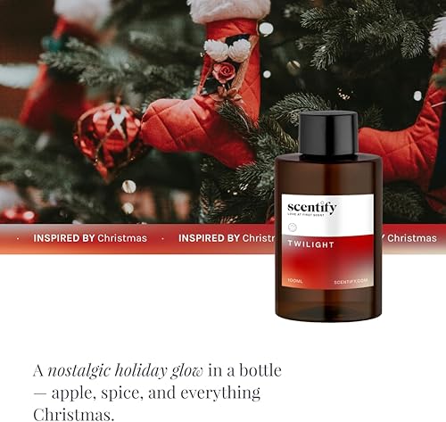 Miniatura 4 de Scentify Holiday Twilight - Aceite de aroma navideño para difusores de aceite, manzana, especias, clavo, cítricos, fragancia relajante de
