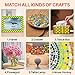 Sukh Mosaic Tiles for Crafts Bulk - Glass Craft Supplies Colored Mix with Rainbow Color Irregular Small Tile for Diy Art,Vases,Cups,Picture Frames and Home Decoration Pieces Perfect Your 445g