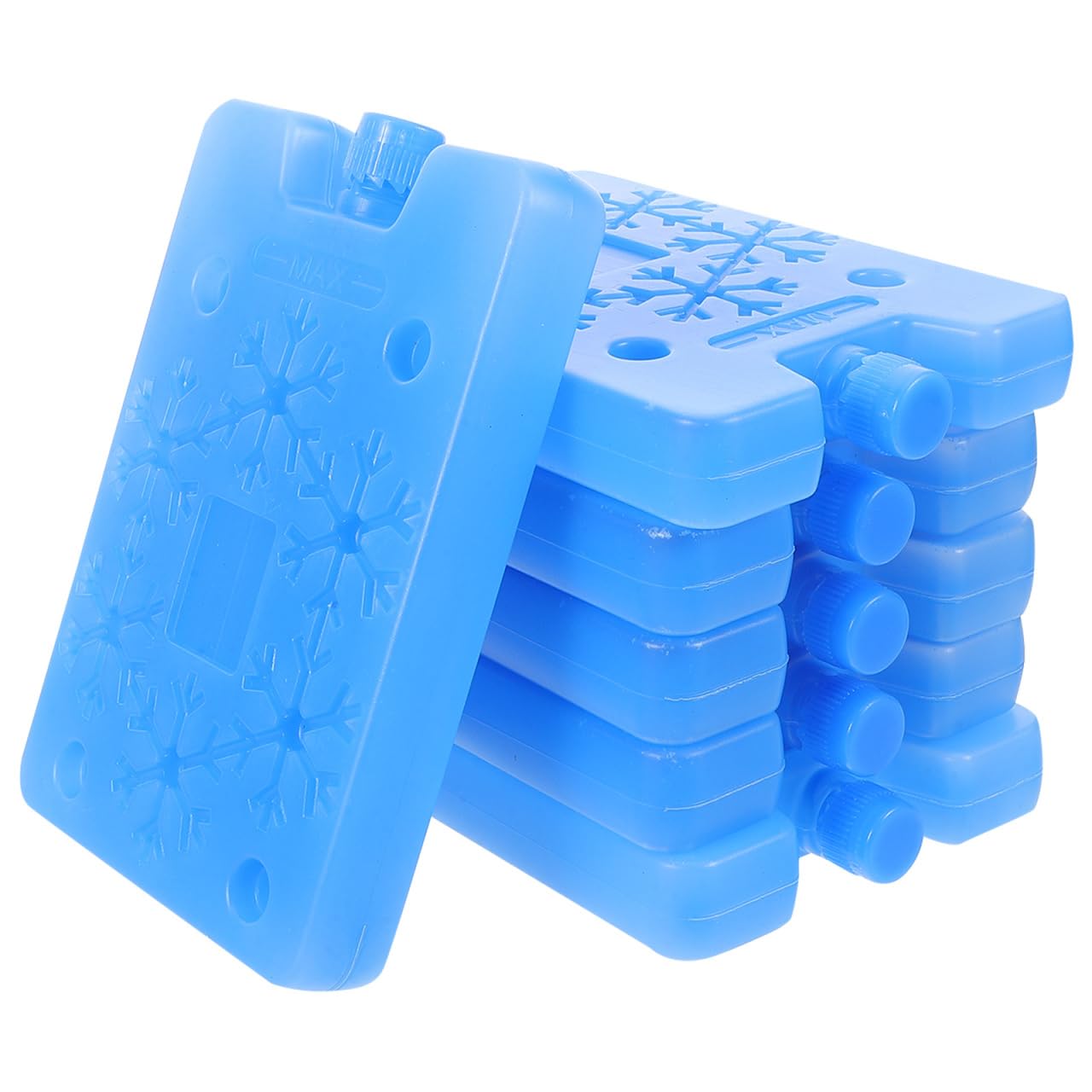 Didiseaon Ice Packs for Cool Box: 6pcs Freezer Blocks Reusable Ice Blocks for Cool Bags Freezer Packs for Air Coolers for Office Bedroom Living Room Lunch Box And Camping