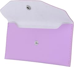 Reusable PU Money Envelope Wallet for Women Budgeting Cash Organizer Featuring Button Closure Minimalist Design for Everyday Use Graduation Events and Favor