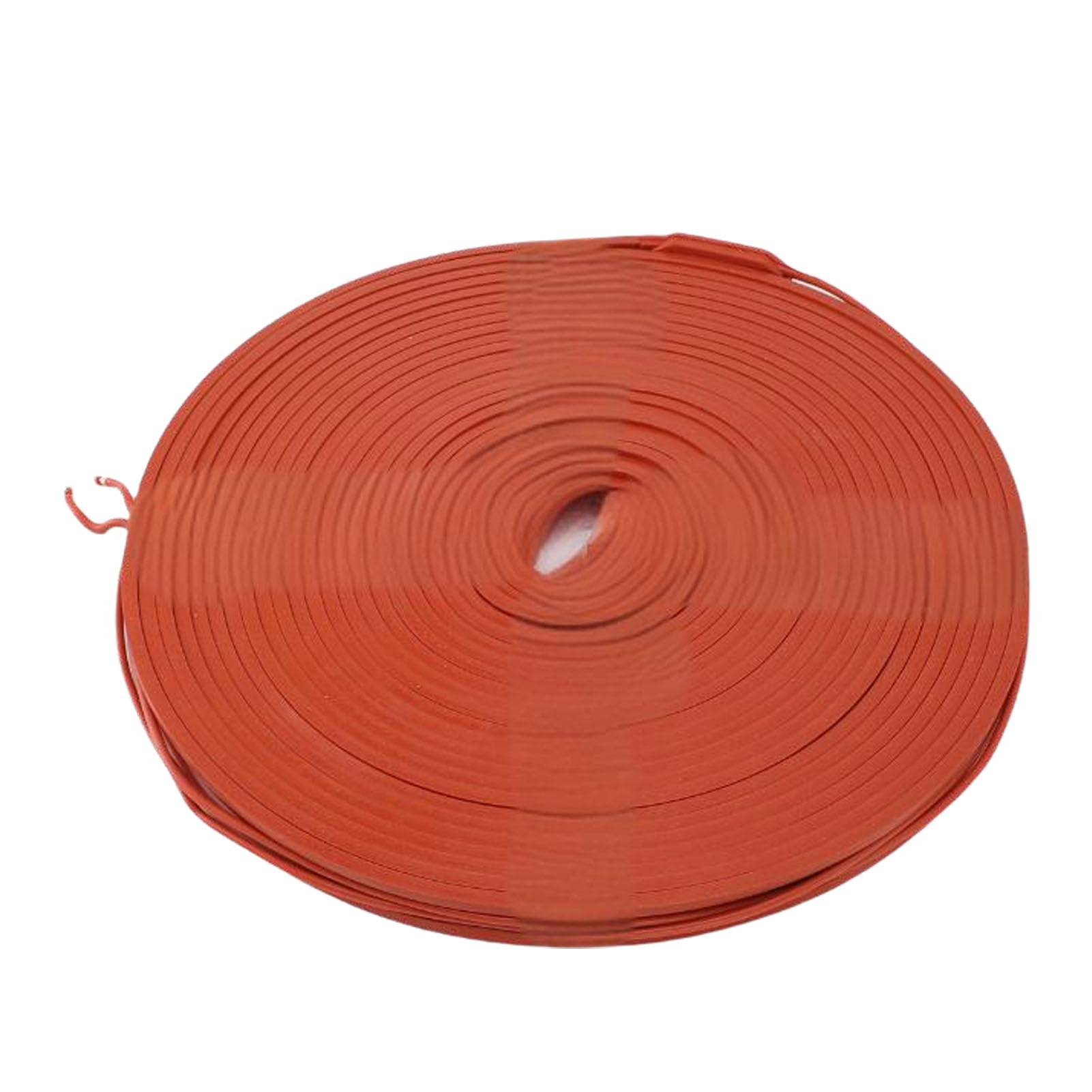 Fyearfly Nastro riscaldante 15 x 10000 mm, 750 W, in silicone, impermeabile, antigelo, per tetto, camper