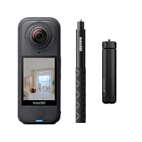 Insta360 X4 Air Pack Tour Virtuale - Foto HDR da 29MP, 1x Selfie Stick Invisibile + Treppiede