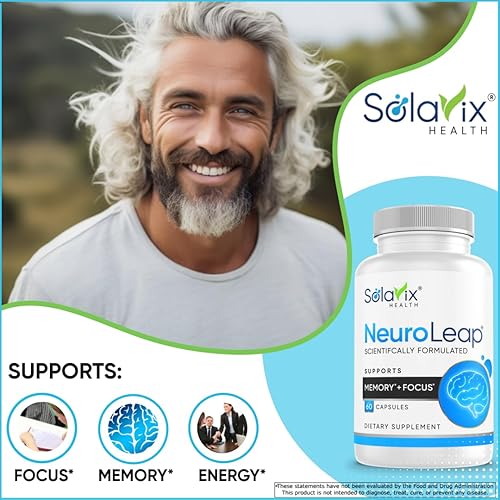 Miniatura 2 de NeuroLeap Premium Suplemento nootrópico para la salud cerebral  Fabricado en Estados Unidos  Apoya la memoria, la concentración, la claridad, la