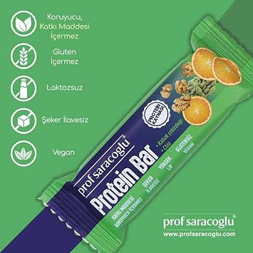 Prof Saracoglu Protein Bar - Pumpkin Seeds 35g