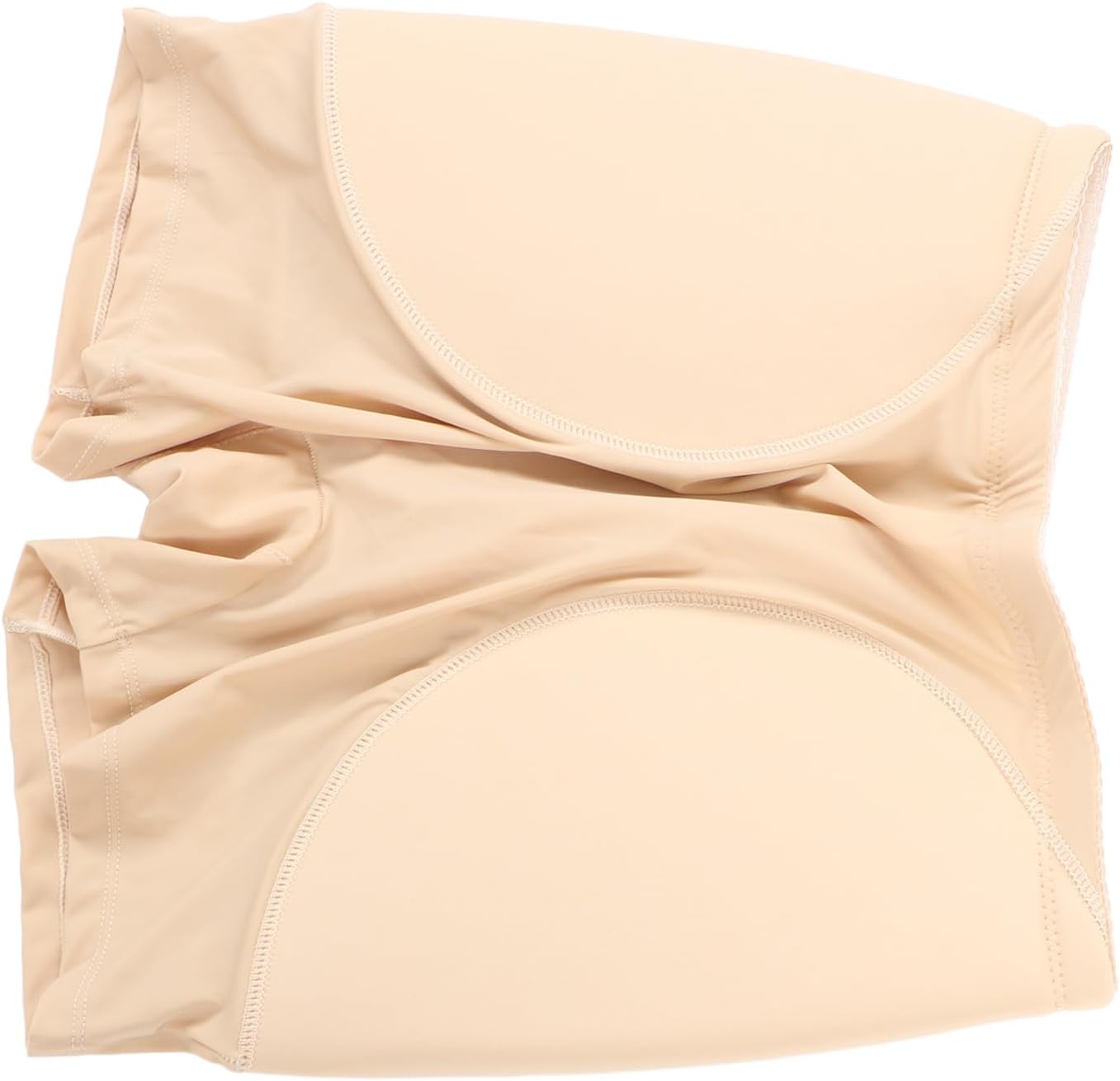 Pilipane Hip Lift Shorts Body Shaper Shapewear Women High Waisted Butt Lifting Shorts with Fixed Sponge Cushion for Parties Dating Skin Friendly Breathable Polyester (XXXL) Apricot
