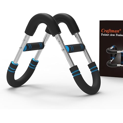 Portable Chest Expander & Arm Twister Trainer - Detachable Upper Body Workout Equipment for Home/Gym, Muscle Strengthening Spring Bar with Resistance Adjustment - Fitness Gear for Men & Women