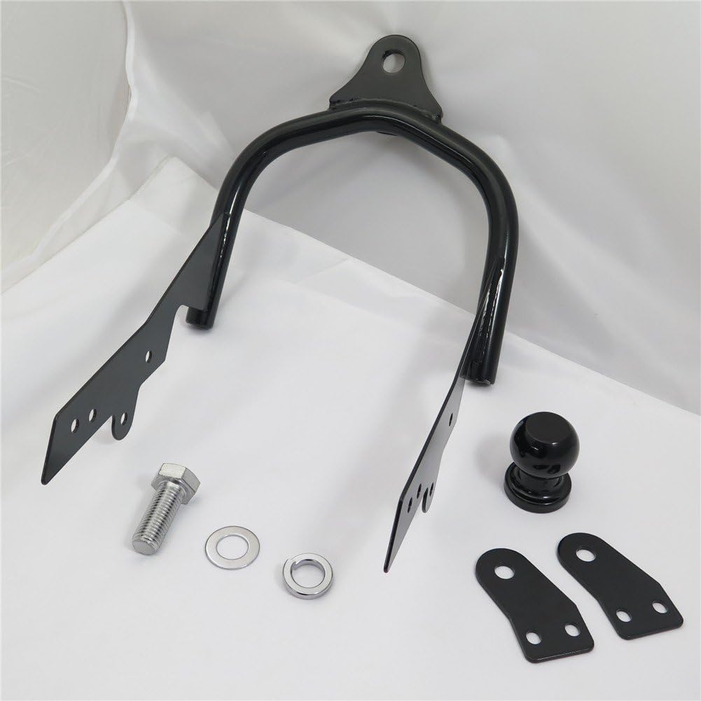 HONGK- Motorcycle Black Heavy Duty Trailer Hitch w/Ball Compatible with Harley Road Glide FLTR 1998–2001 2007–2008/ Road King FLHR 1994–2005 2008 [B01LYSMYCX]