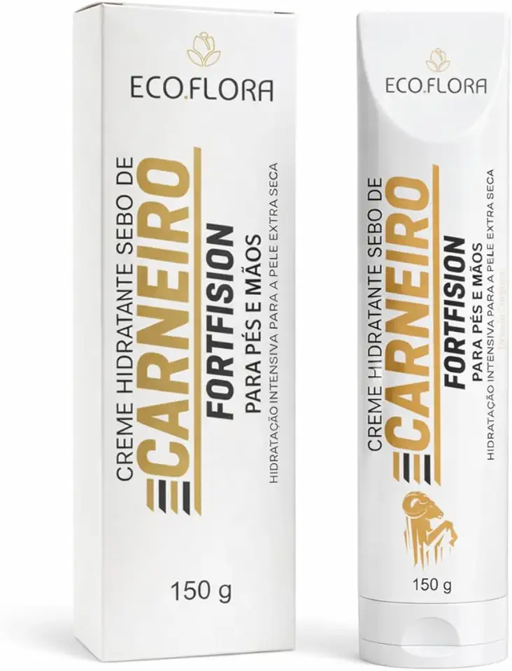 Creme Hidratante para Pés e Mãos Carneiro Hidratação Intensiva Pele Extra Seca 150g