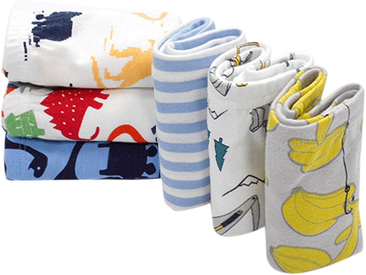 Evelin LEE 6-Pack Baby Boys Underwear Cotton Boyshort Panties Cartoon Soft Boxer Briefs