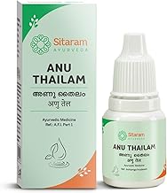 Sitaram Ayurveda Anutailam | Ayurvedic Nasal Oil (Nasya) | Supports Clear Breathing, Nasal Moisturization & Sinus Comfort | Classical Herbal Formula for Daily Wellness | 10 ml (Pack of 3)
