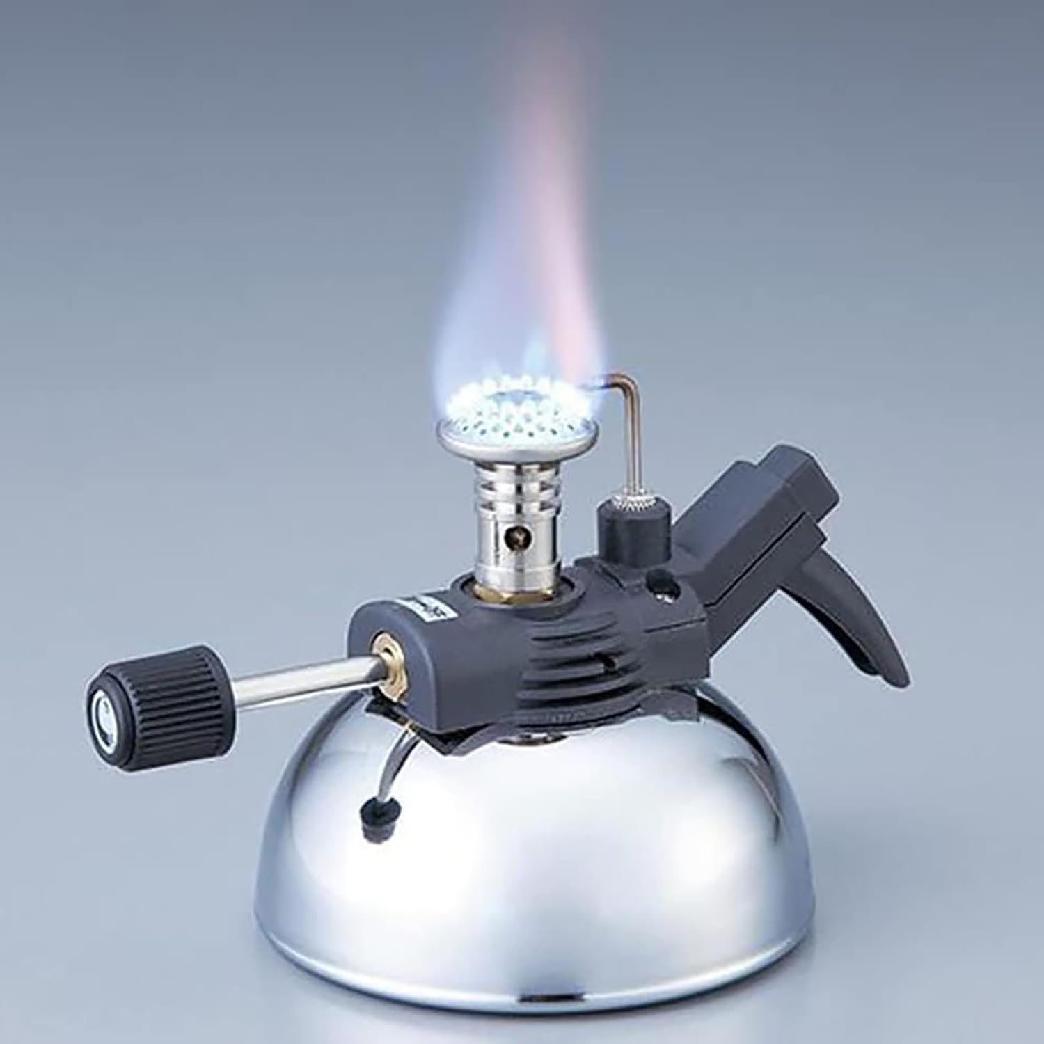 WIKINK Portable Bunsen Burner, Lab Bunsen Burner, 36.5g Capacity Mini Stove, Temperature: 1300°C, for Heating/Cooking/Soldering