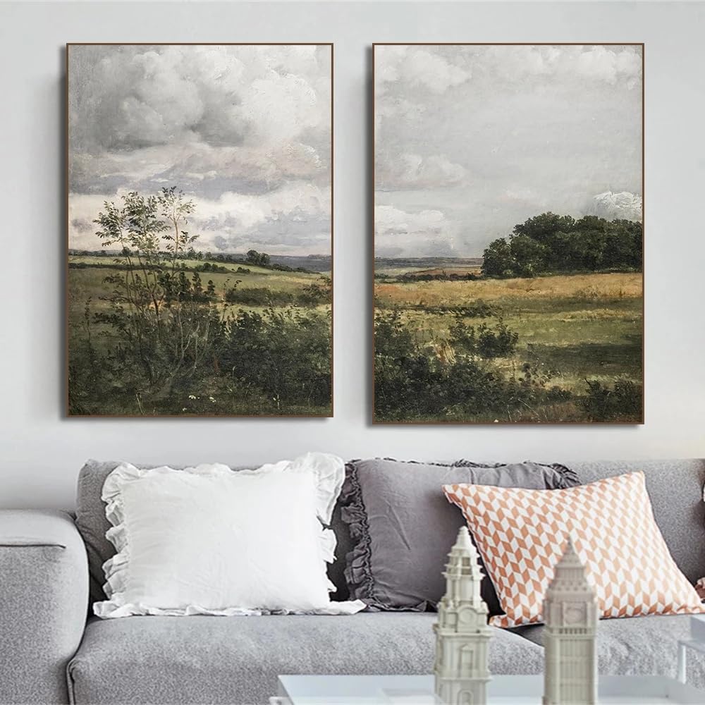 LTjiajuypd Still Life Flower Fruit Lemon Wine Canvas Painting Vintage Countryside Wall Art Rose Botanical Posters and Prins Home Decor(60x85cm-2Pcs)