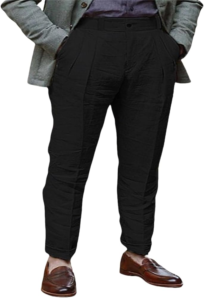 パンツ ACVM COTTON LINEN BUCKLE BACK TROUSERS Buckle Back Wide-Leg Trousers | Free People