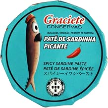 Conservas GRACIETE - Gourmet Canned spicy Sardine Pate/Paste - 2.99oz / 85gr Pack of 3 cans