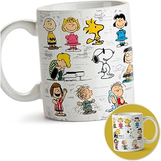 Caneca Snoopy e Personagens