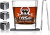 1991 30th Birthday Gifts for Men, Vintage Whiskey Glass and Stones Funny 30 Birthday Gift for Him Son Husband Brother, 30th Bday Decorations Party Favors, 30 Year Old Anniversary Present Ideas