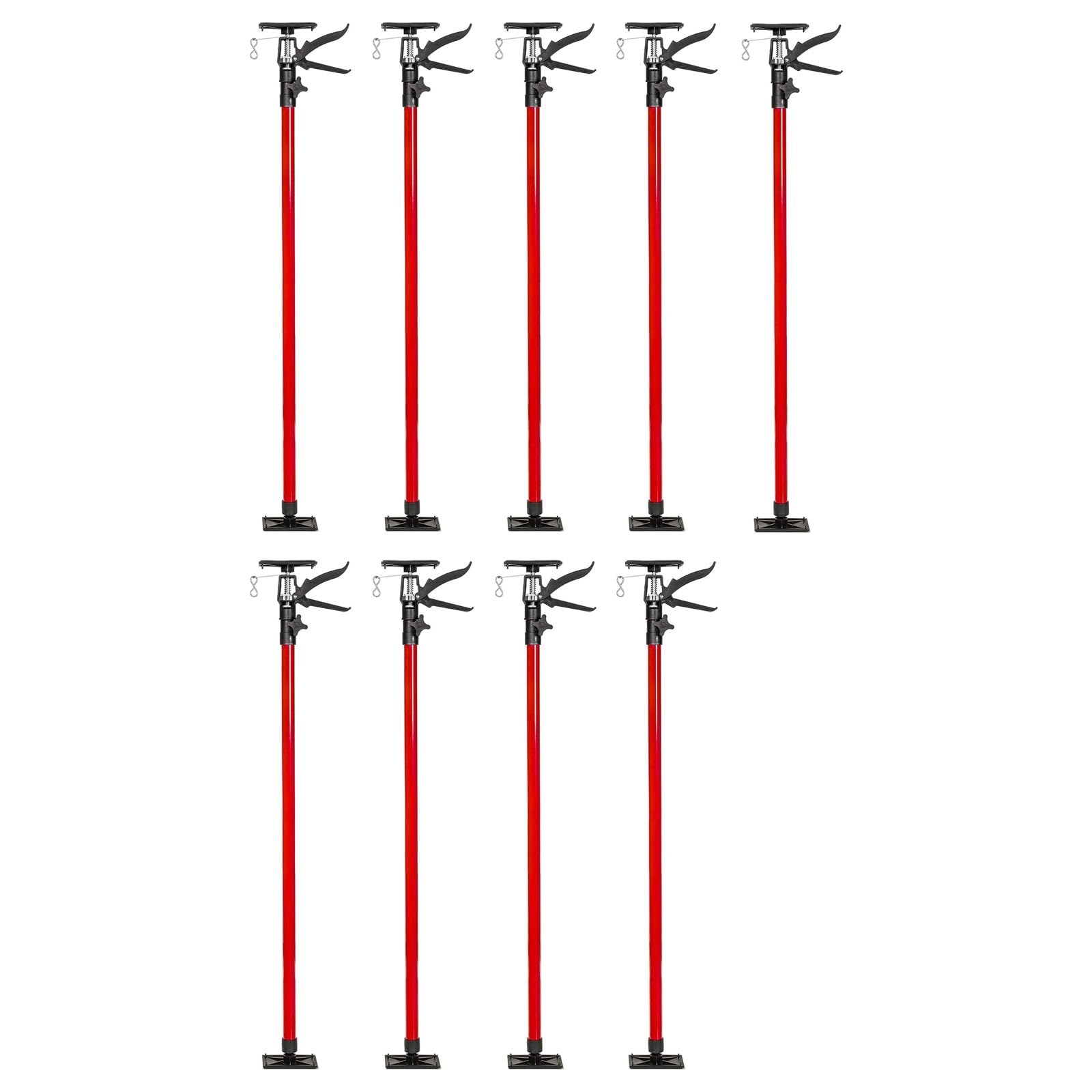 Supporto per montaggio a soffitto, telescopico, per porta, 115-290 cm, blu, rosso, blu 9