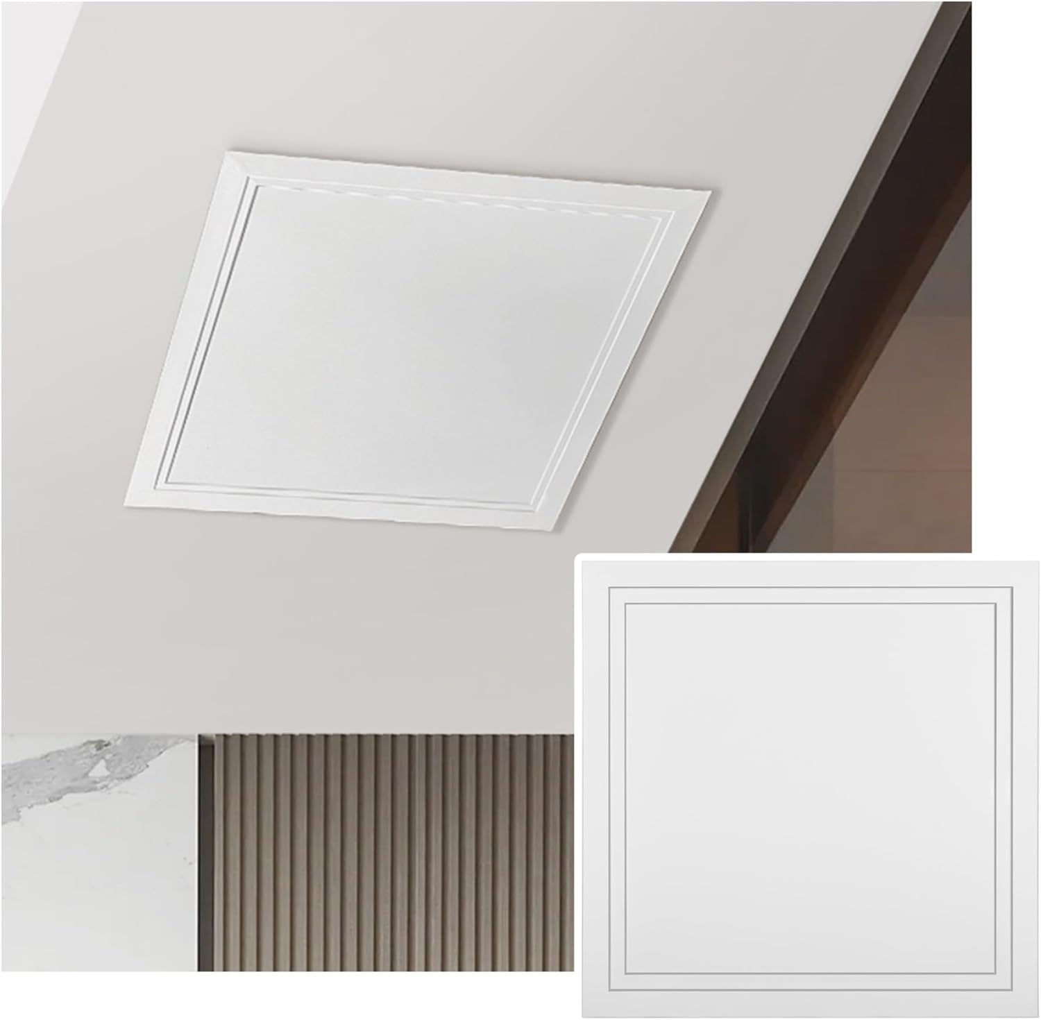 Metal Access Panel for Drywall Heavy Duty Plumbing Access Door Wall Hole Cover Wall Access Door for Bathroom, Ceiling, HVAC(60x60cm/24x24in)