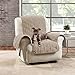SureFit SF38576 Quilted Recliner Pet Throw/Slipcover, Taupe