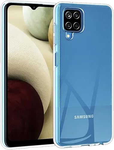 Nextway Case Compatible with Samsung Galaxy A12 – Crystal Clear Slim TPU Cover, Shockproof Flexible Protection, Anti-Scratch Transparent Lightweight Protective Phone Case