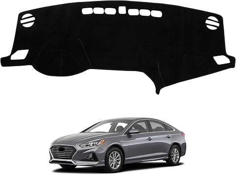 Dash Cover Mat Compatible with Hyundai Sonata 2015 2016 2017 2018 2019 Dashboard Cover for Pad Custom Car Dashboard Interior Accessories Ornament