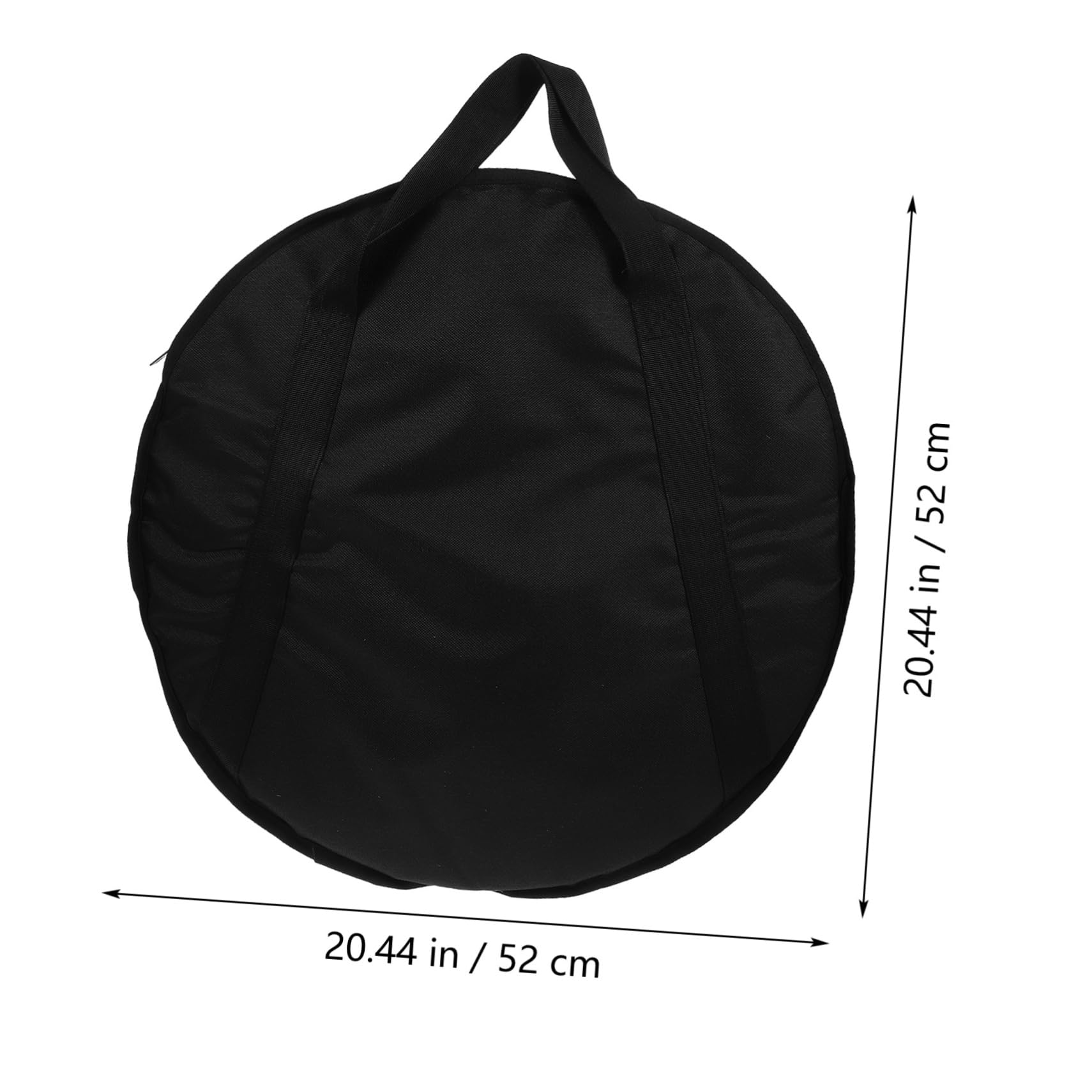 Bolsa de Almacenamiento de Instrumentos Redonda para Platillos, Negra