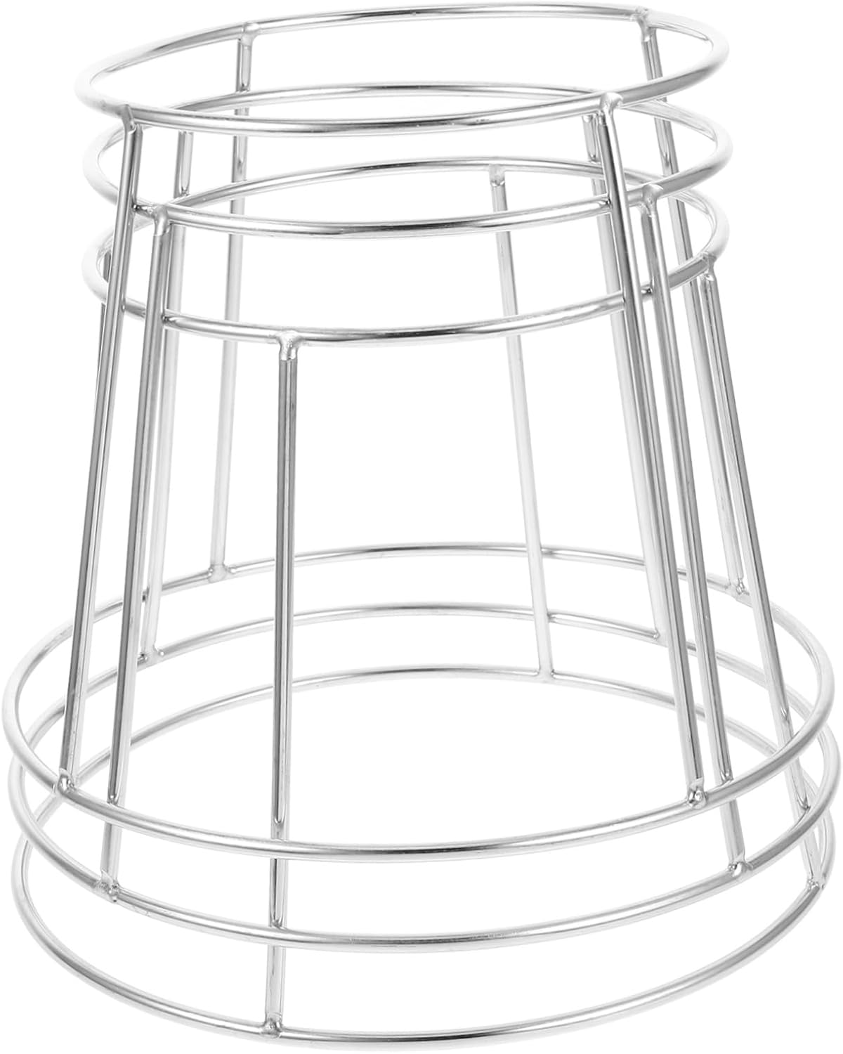 SHOWERORO 3Pcs Stainless Steel Seafood Tray Display Rack Double Layer Food Holder Stand for Buffet Serving Versatile Kitchen Organizer for Platters Pizza and Seafood Dishes