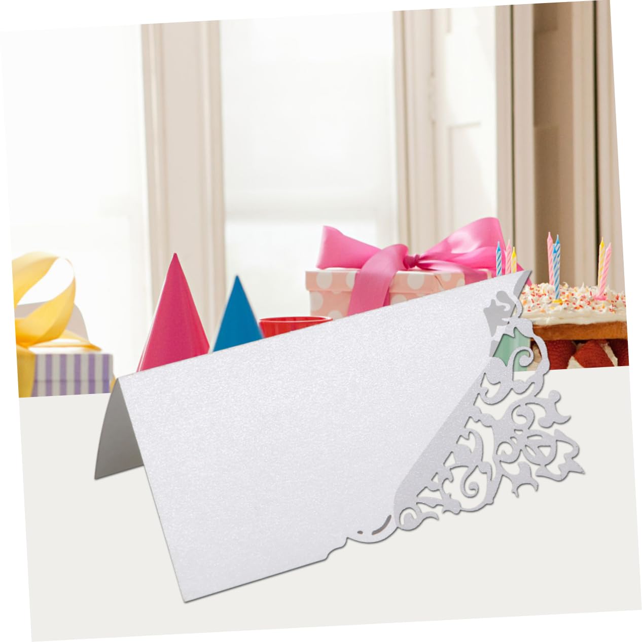 Operitacx 300stücke Hochzeitsplatzkarten Im Kreativen Design Elegante Tischkarten Für Feiern Bankette Und Veranstaltungen Für Hochzeiten Geburtstagsfeiern Und Mehr