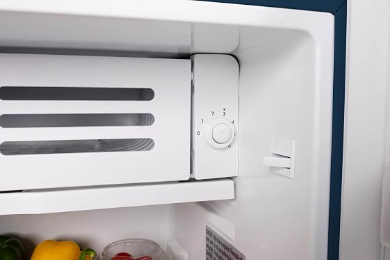 Frigidaire Refrigerator-Retro Mini Fridge Energy Saving-Adjustable Thermostat Control- Ideal for Dorm, Office, RV, Garage, Apartment 3.1 Cu Ft, BLUE