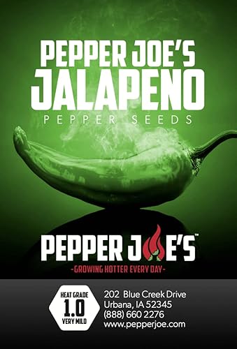 Miniatura 4 de Pepper Joe's Jalapeno - Paquete de 50 semillas exclusivas de Heirloom - Cultivadas en Estados Unidos - Semillas de jalapeno premium sin OMG para