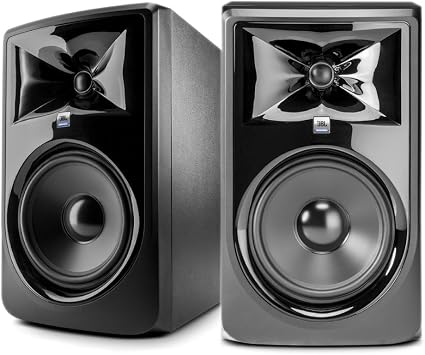 JBL PROFESSIONAL 308P MkII Powered Monitor Speakers, 1 Pair 2 Pack