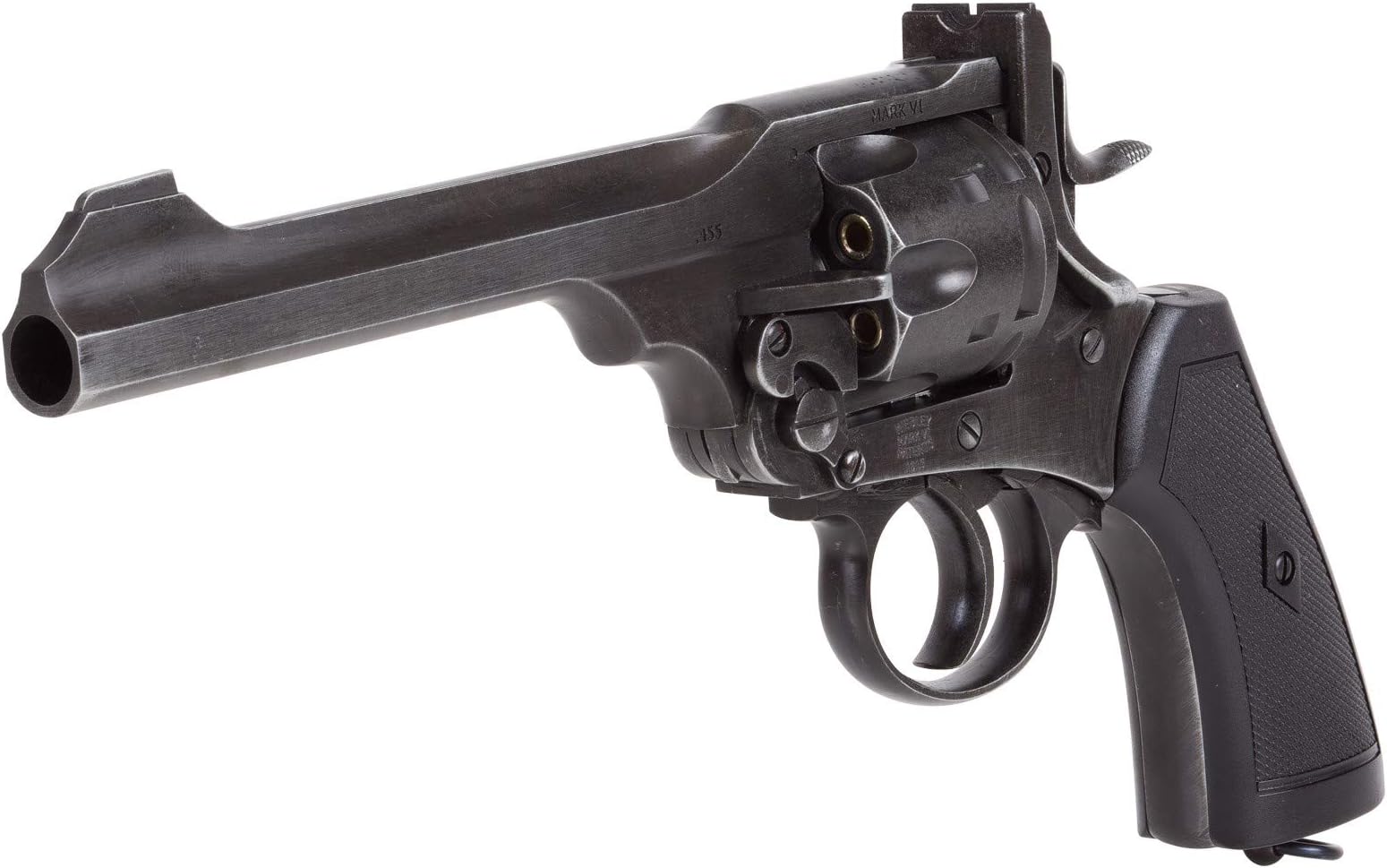 Webley MKVI CO2 Pellet Revolver, Battlefield Finish air Pistol