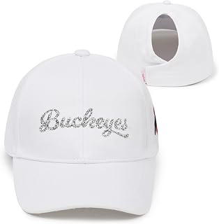 Ponyflo Women's Ponytail Baseball Cap - Curly Hair Ponytail Hat - Baseball Hat for Women