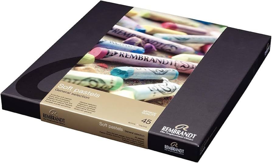 Amazon.com: Rembrandt Soft Pastel Traditional Box Set, 45-Piece