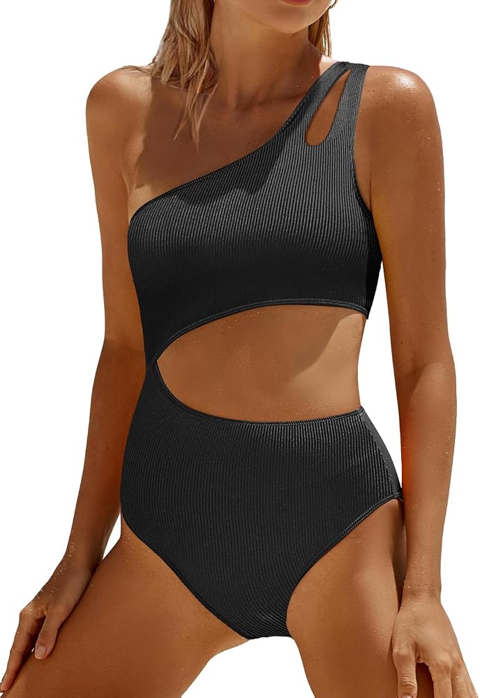 Monokini Asymétrique Noir Et Blanc – Taille 36/38 – Sans Armatures – Néoprène – Neuf Sans étiquettes
