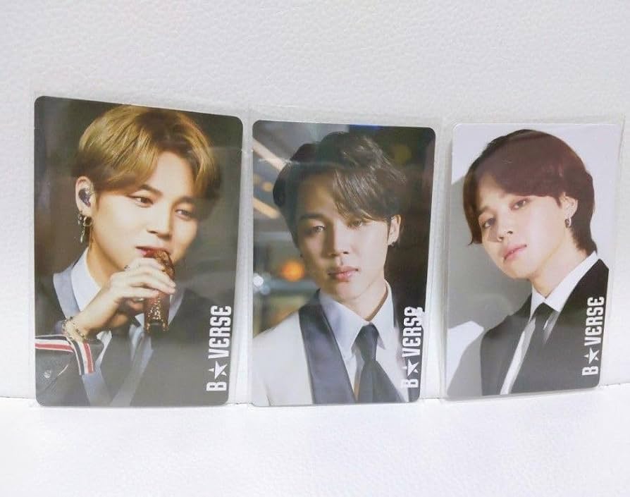 Amazon.co.jp: BTS B☆VERSE 入場特典 ジミン 5種コンプ トレカ JIMIN 